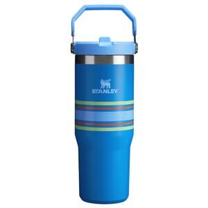 Stanley 30 oz. IceFlow Flip Straw Tumbler; VARSITY EDITION; AZURE MESH